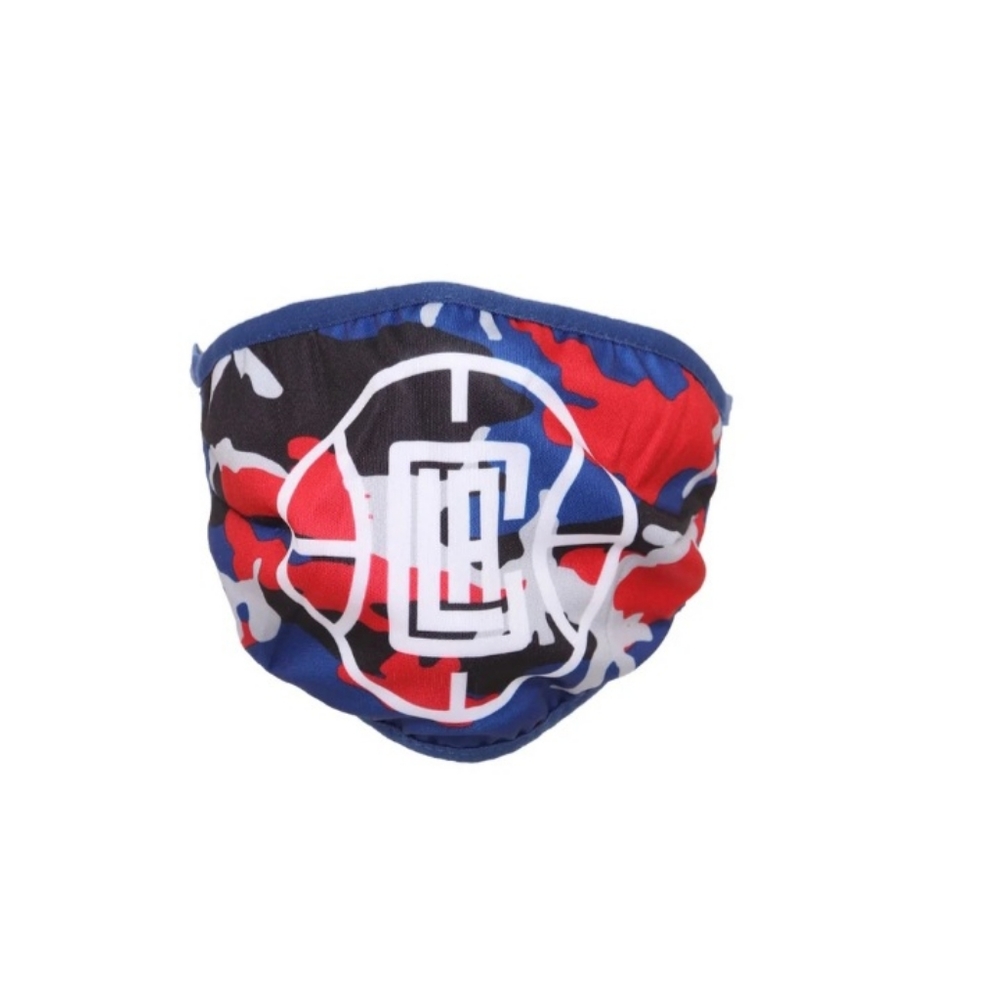 NBA LA CLIPPERS CAMO MENS FACE MASK. ULTRA GAME.